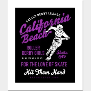 California Roller Derby Posters and Art